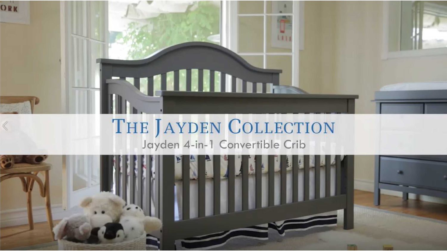 Image of Product Feature: Jayden 4-in-1 Convertible Crib