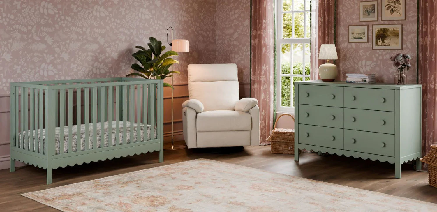 green scalloped dresser Scalloped Chest of Drawers – Studio Hám
