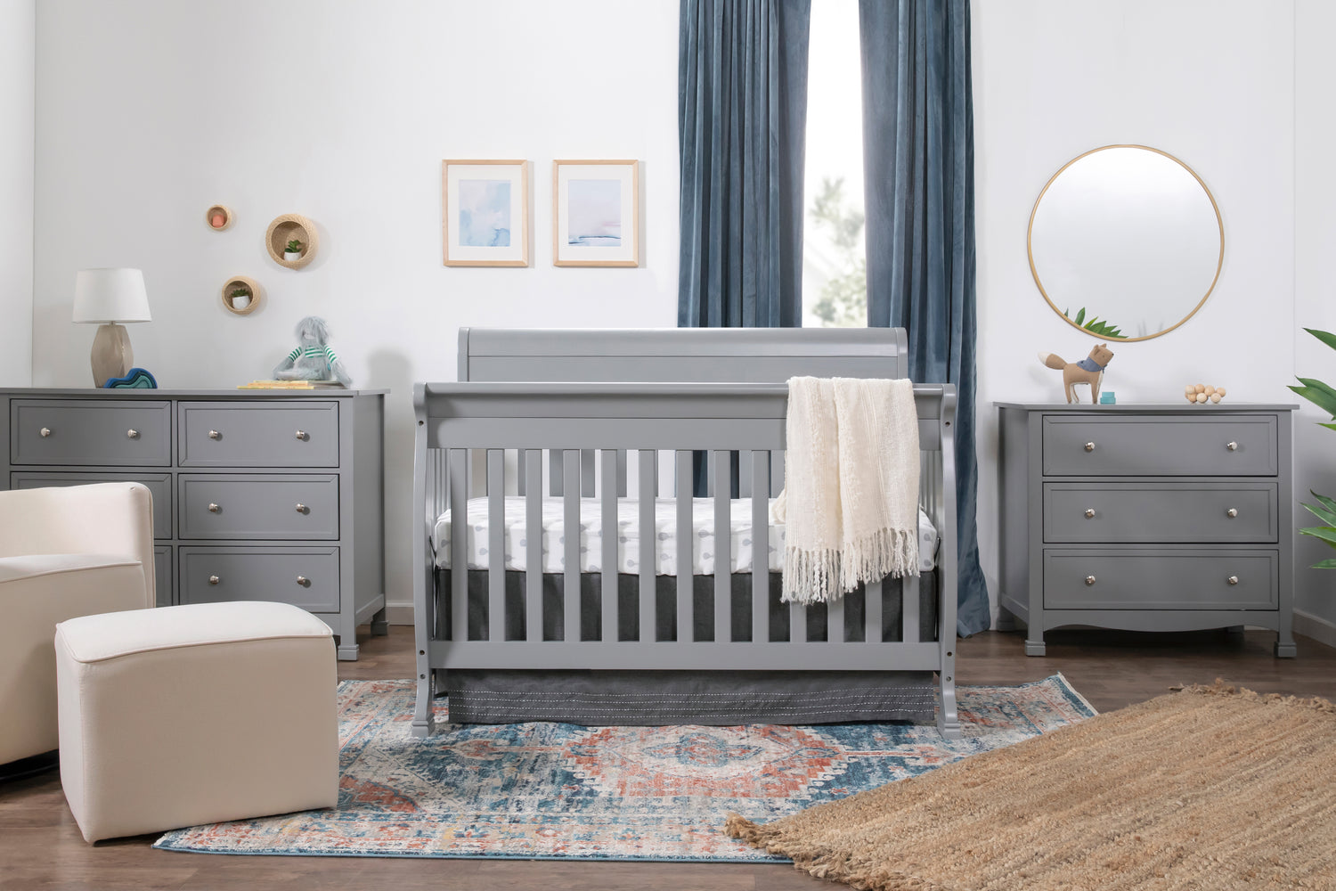 DaVinci Baby Kalani Nursery Collection: 4-in-1 Convertible Crib & Dressers