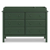 M5966FRGR,DaVinci,Jayden 6-Drawer Double Wide Dresser in Forest Green