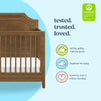 M11441L,DaVinci,Chloe Regency 4-in-1 Convertible Crib in Walnut