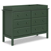 M5966FRGR,DaVinci,Jayden 6-Drawer Double Wide Dresser in Forest Green
