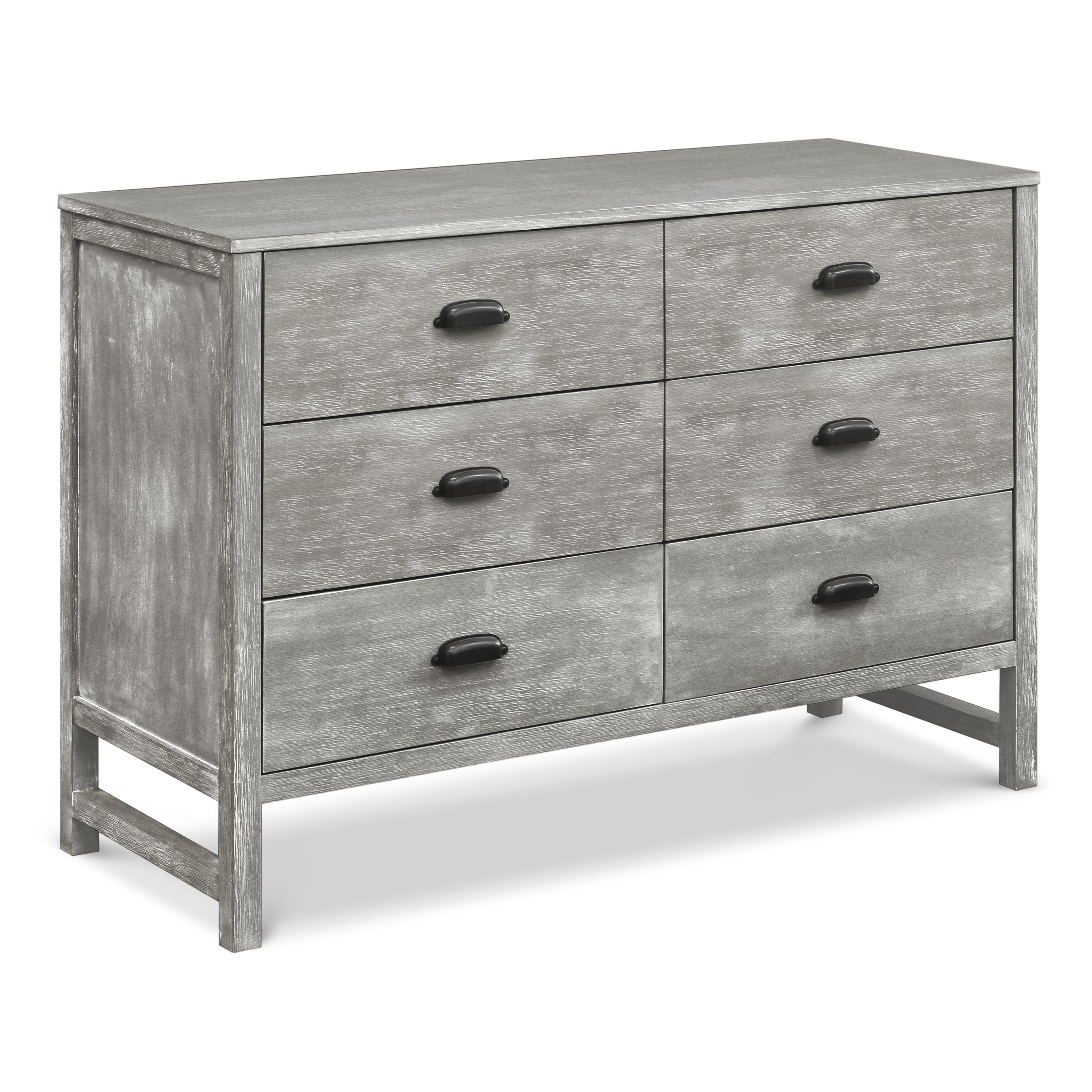 double dresser grey DaVinci Fairway 6-Drawer Size:Large Long Square neck self-portrait Dot Mesh Midi clean slim feet