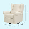 M21887NO,DaVinci,Hayden Recliner and Swivel Glider in Natural Oat