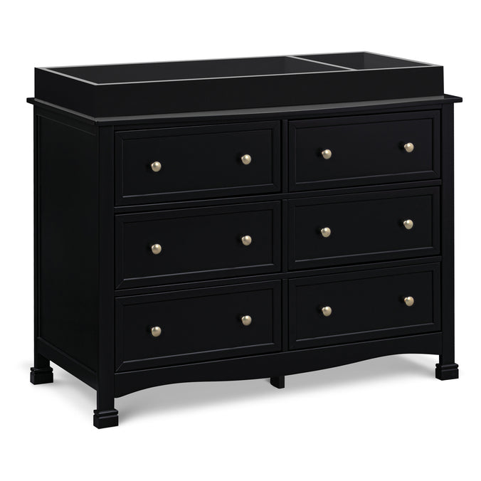 M5529E,DaVinci,Kalani 6-Drawer Double Wide Dresser in Ebony