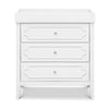 M11423W,DaVinci,Chloe Regency 3-Drawer Dresser in White
