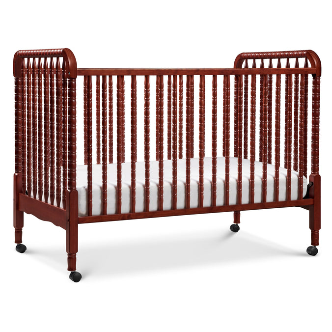 M7391C,DaVinci,Jenny Lind Stationary Crib In Rich Cherry Finish