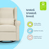 M21887NO,DaVinci,Hayden Recliner and Swivel Glider in Natural Oat