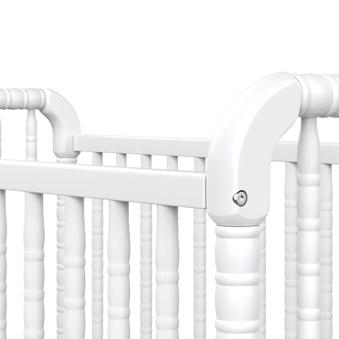 M7391W,DaVinci,Jenny Lind Stationary Crib In White Finish