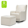 F18787WB,Carter's,Adrian Swivel Glider with Storage Ottoman in Ivory Boucle
