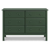 M5966FRGR,DaVinci,Jayden 6-Drawer Double Wide Dresser in Forest Green