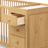 W4991HY,DaVinci,Marley Convertible 3-in-1 Crib and Changer Combo in Honey