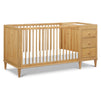 W4991HY,DaVinci,Marley Convertible 3-in-1 Crib and Changer Combo in Honey