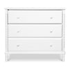 M7323W,DaVinci,Jenny Lind Spindle 3-Drawer Dresser in White