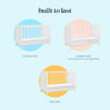 M22501WK,DaVinci,Otto 3-in-1 Convertible Crib in White/Acrylic