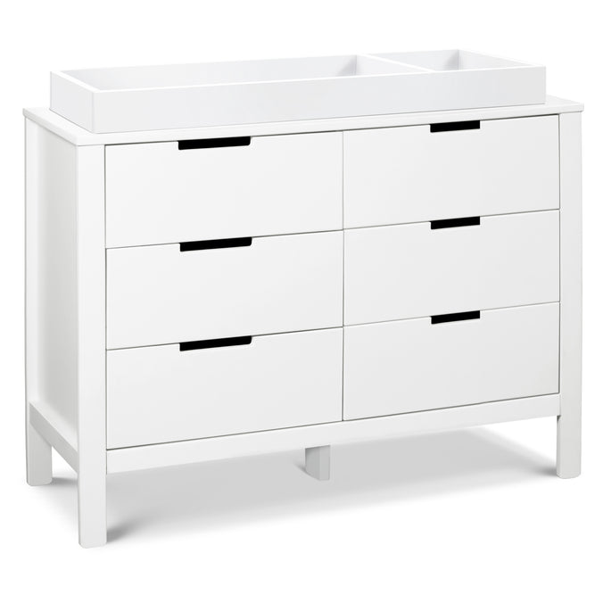F11926W,Carter's,Colby 6-Drawer Double Dresser in White