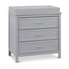 M12823G,DaVinci,Charlie 3-Drawer Dresser in Grey