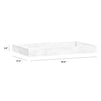 M0219CGW,The MDB Family,Universal Removable Changing Tray in Cottage White Finish