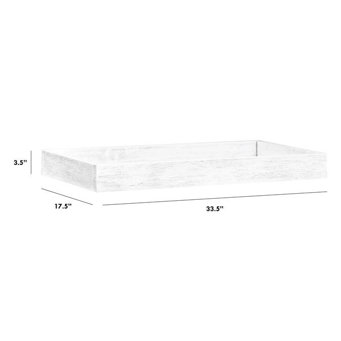 M0219CGW,The MDB Family,Universal Removable Changing Tray in Cottage White Finish