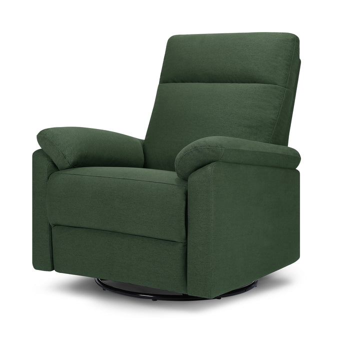 M24387PNG,DaVinci,Suzy Swivel Recliner in Pine Green