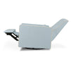 M10887HBLCM,DaVinci,Piper Recliner in Heathered Blue w/ Cream Piping