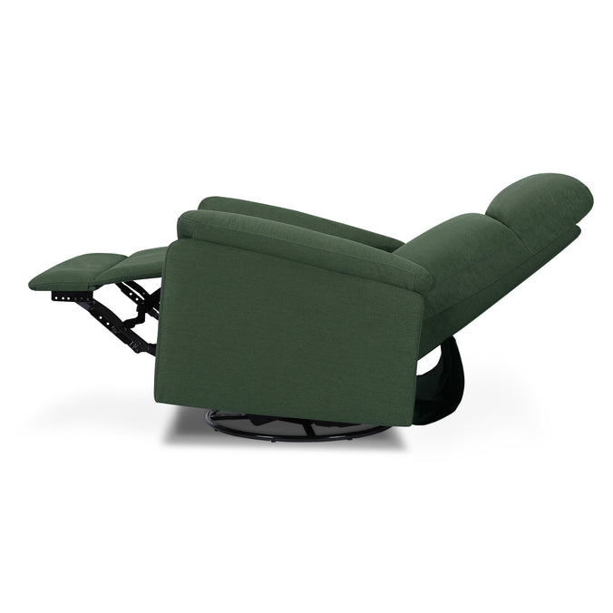 M24387PNG,DaVinci,Suzy Swivel Recliner in Pine Green