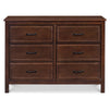 M12826Q,DaVinci,Charlie 6-Drawer Double Dresser in Espresso
