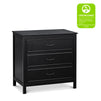 M12823E,DaVinci,Charlie 3-Drawer Dresser in Ebony