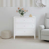 M11423W,DaVinci,Chloe Regency 3-Drawer Dresser in White