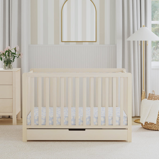 F11951NX,Carter's,Colby 4-in-1 Convertible Crib w/ Trundle Drawer in Washed Natural