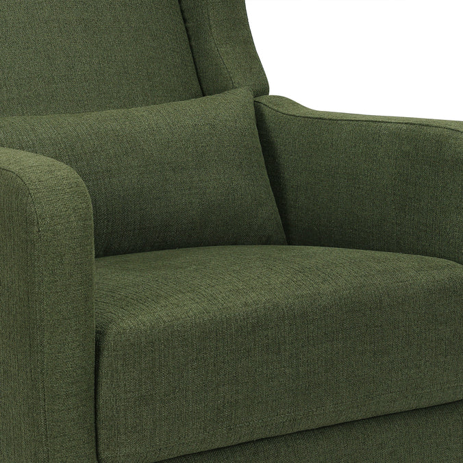 F19587PFGL,Carter's,Arlo Recliner and Swivel Glider in Performance Forest Green Linen