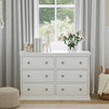 M4426W,DaVinci,DaVinci Signature 6-Drawer Double Dresser in White