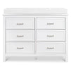 M12826W,DaVinci,Charlie 6-Drawer Double Dresser in White