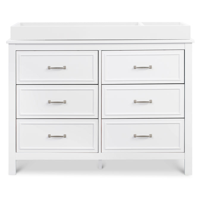 M12826W,DaVinci,Charlie 6-Drawer Double Dresser in White