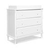 M7323W,DaVinci,Jenny Lind Spindle 3-Drawer Dresser in White