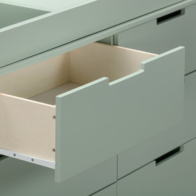 F11926LS,Carter's,Colby 6-Drawer Double Dresser in Light Sage