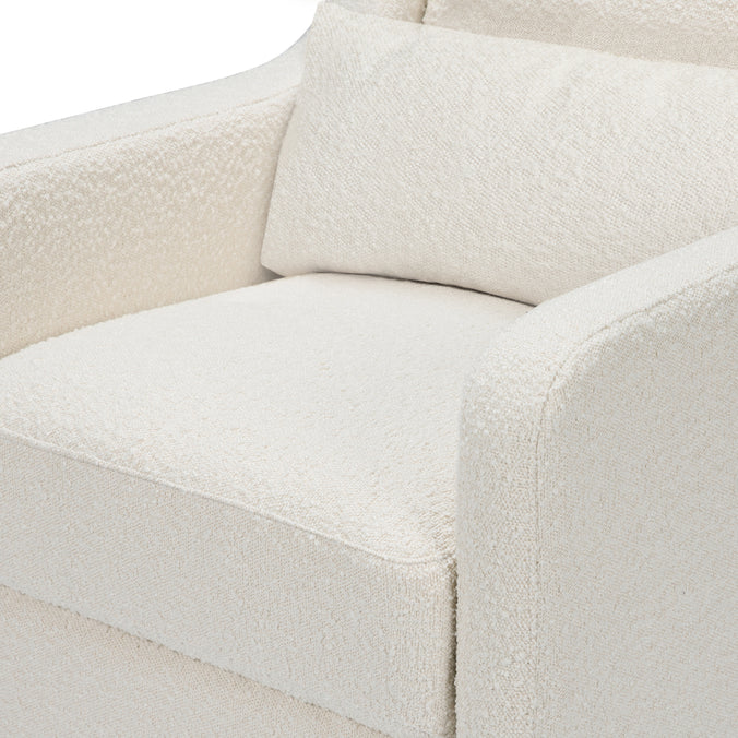 F18787WB,Carter's,Adrian Swivel Glider with Storage Ottoman in Ivory Boucle