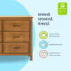 M12826CT,DaVinci,Charlie 6-Drawer Double Dresser in Chestnut