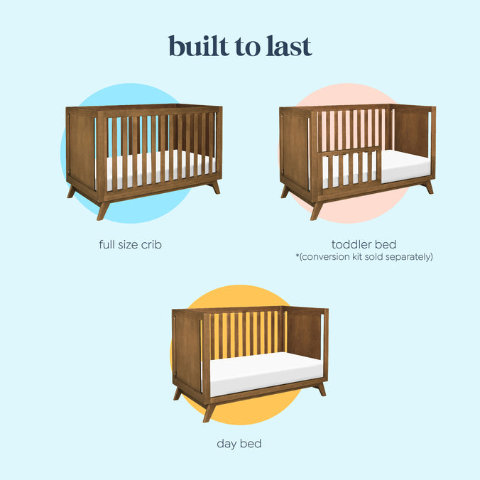 M22501L,DaVinci,Otto 3-in-1 Convertible Crib in Walnut