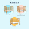 M7391HY,DaVinci,Jenny Lind Stationary Crib in Honey