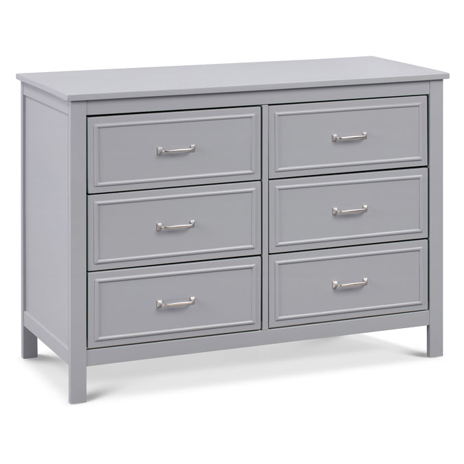 M12826G,DaVinci,Charlie 6-Drawer Double Dresser in Grey