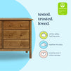 M5966CT,DaVinci,Jayden 6-Drawer Double Wide Dresser In Chestnut