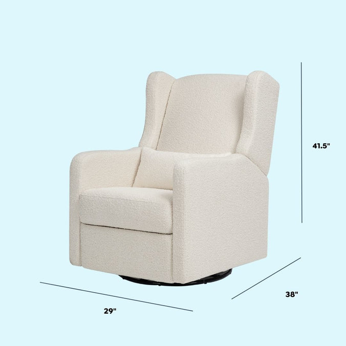 F19587WB,Carter's,Arlo Recliner and Swivel Glider in Ivory Boucle