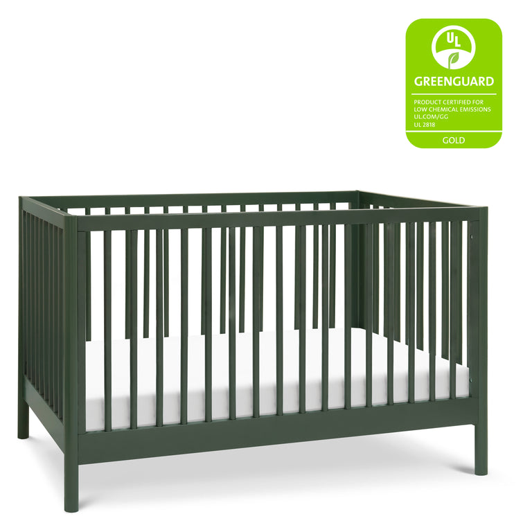 M25101FRGR,DaVinci,Birdie 3-in-1 Convertible Crib in Forest Green