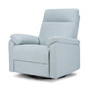 M24387HBL,DaVinci,Suzy Swivel Recliner in Heathered Blue