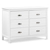 F16906W,Carter's,Nolan 6-Drawer Double Dresser in White