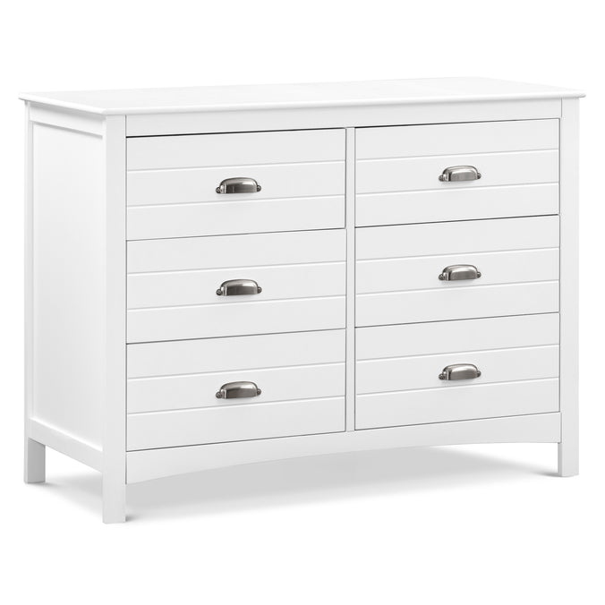 F16906W,Carter's,Nolan 6-Drawer Double Dresser in White