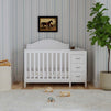 M12881W,DaVinci,Charlie 4-in-1 Convertible Mini Crib & Changer in White