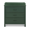 M12823FRGR,DaVinci,Charlie 3-Drawer Dresser in Forest Green