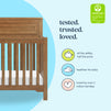 M4301CT,DaVinci,Autumn 4-in-1 Convertible Crib in Chestnut Finish